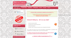Desktop Screenshot of eskuvoi-vofely.hu